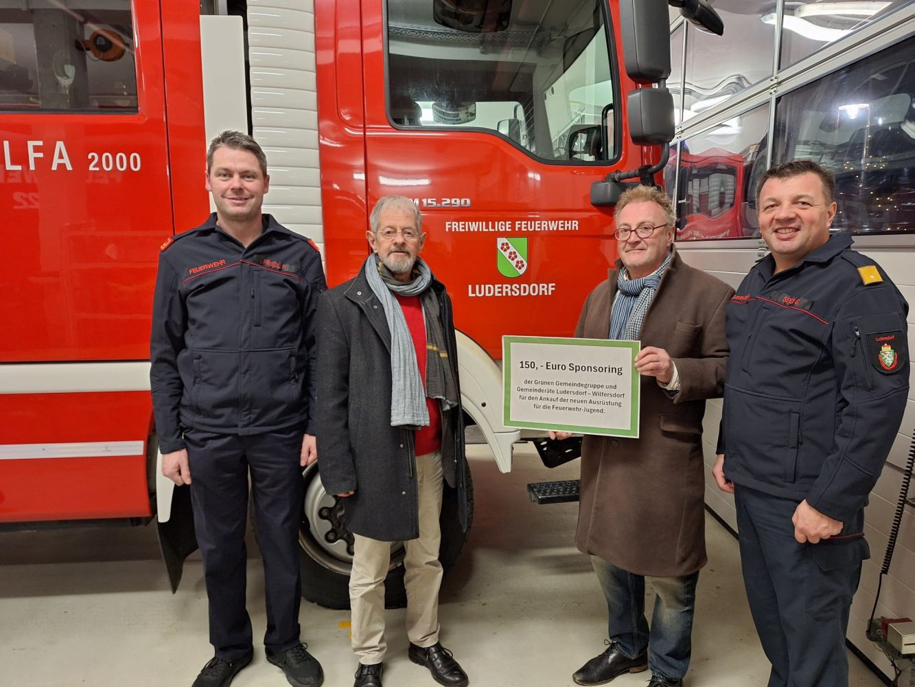 Danke an die Freiwillige Feuerwehr in Ludersdorf-Wilfersdorf