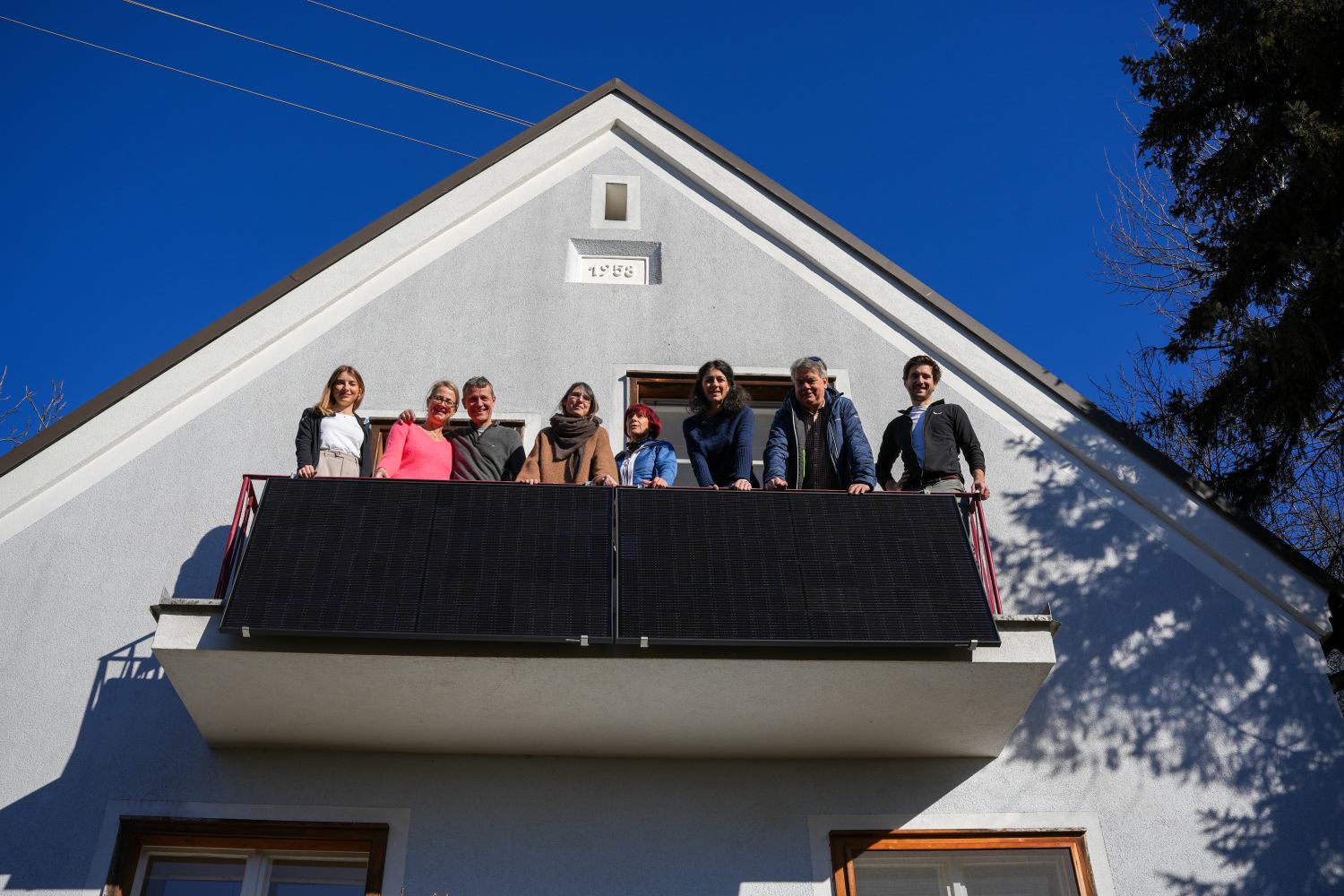 Balkonkraftwerk in Weinitzen